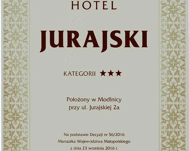 Jurajski فندق موديلينيتسا